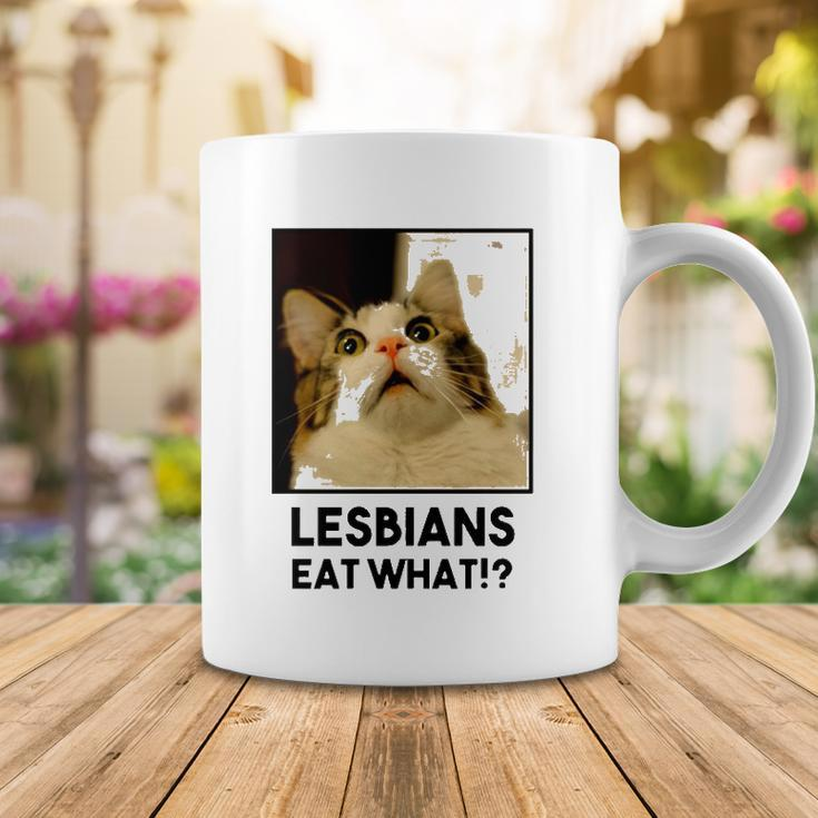 Lesbian Eat What Funny Cat Coffee Mug Unique Gifts