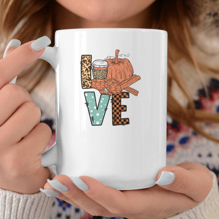 Love Pumpkin Latte Things Fall Season Coffee Mug Funny Gifts