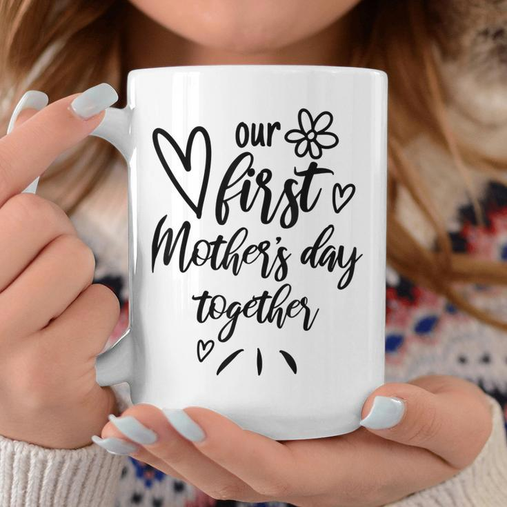 Our First Mothers Day Happy New Mom Mothers Day Rainbow Coffee Mug Personalized Gifts