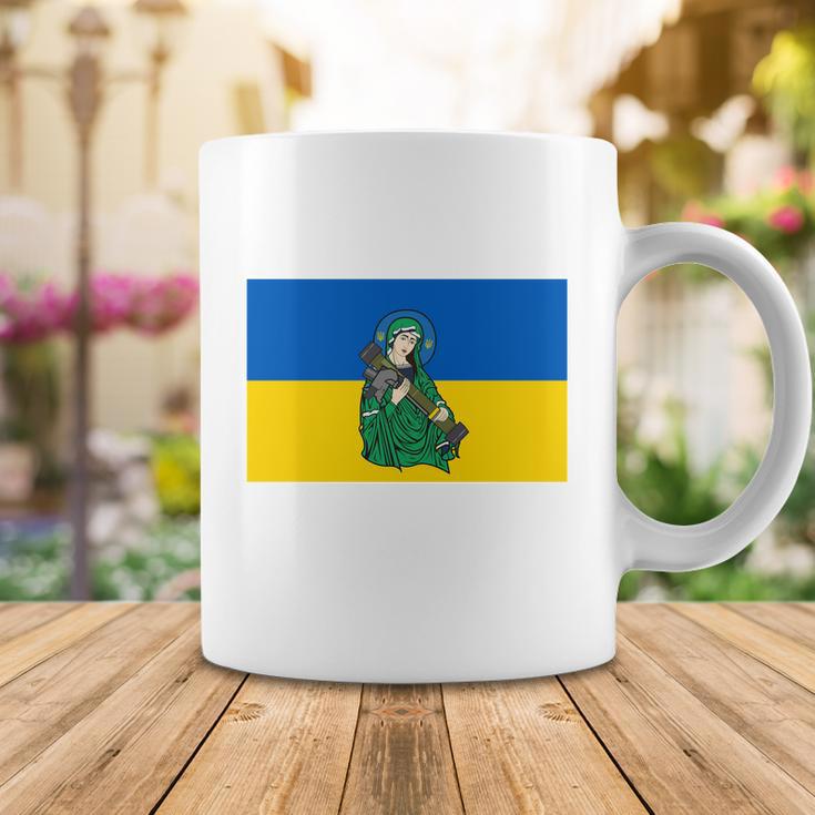 St Javelin Protector Of Ukraine Flag Design Tshirt Coffee Mug Unique Gifts