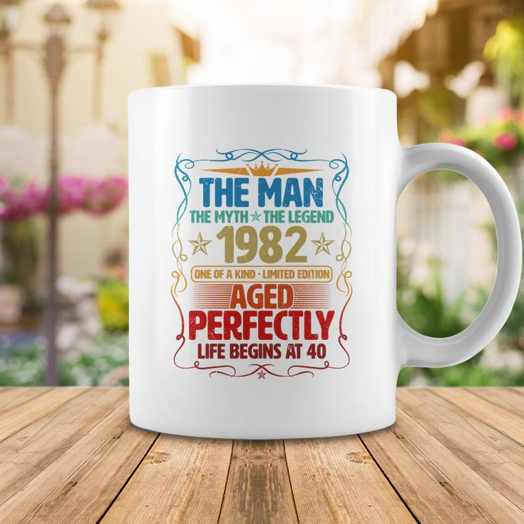 The Man Myth Legend 1982 Aged Perfectly 40Th Birthday Tshirt Coffee Mug Unique Gifts