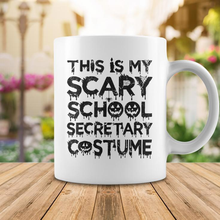 This Is My Scary School Secretary Costume Funny Halloween Coffee Mug Funny Gifts