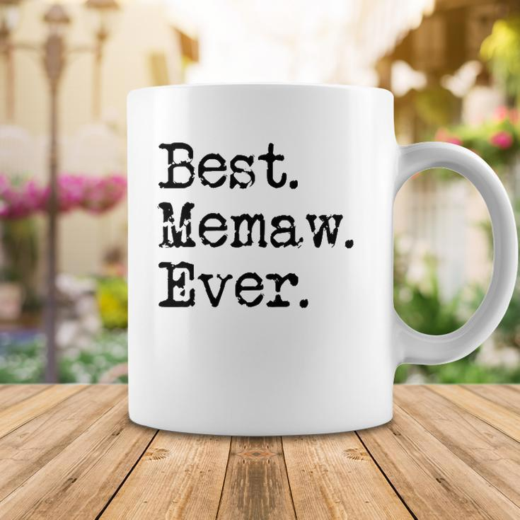 Womens Best Memaw Ever Grandmother Grandma Gift From Grandchildren Coffee Mug Unique Gifts