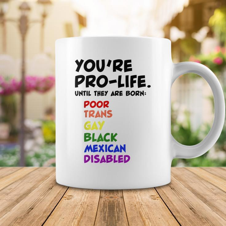Youre Prolife Until They Are Born Poor Trans Gay Lgbtq Coffee Mug Funny Gifts