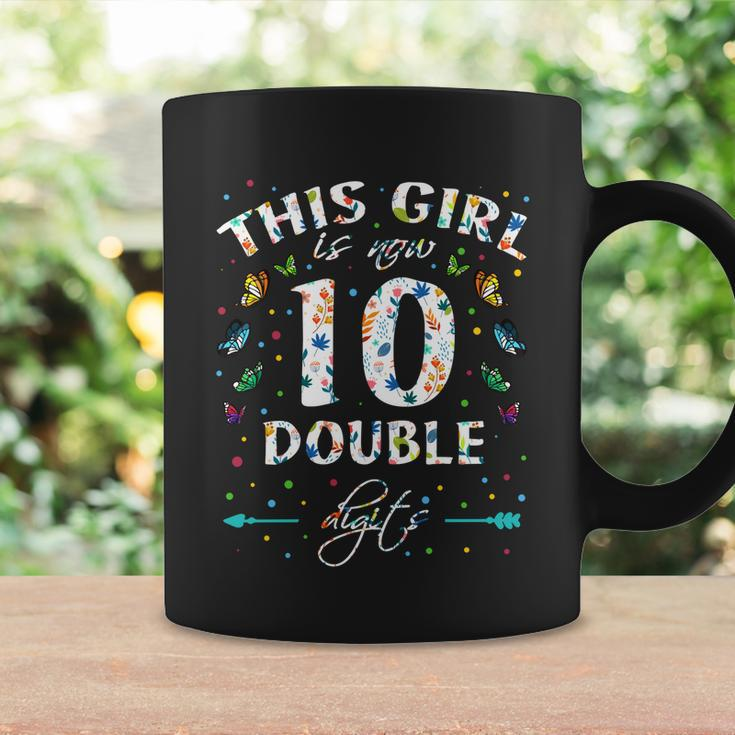 10Th Birthday Funny Gift This Girl Is Now 10 Double Digits Gift Coffee Mug Gifts ideas