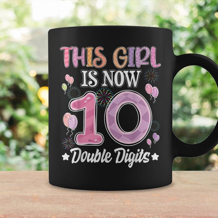 10Th Birthday This Girl Is Now 10 Years Old Double Digits Coffee Mug Gifts ideas