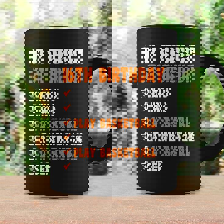 16 Years Old Perfect 16Th Birthday Basketball 16Th Birthday Coffee Mug Gifts ideas