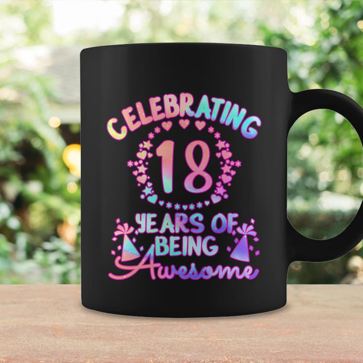 18 Years Of Being Awesome 18 Year Old Birthday Girl Graphic Design Printed Casual Daily Basic Coffee Mug Gifts ideas