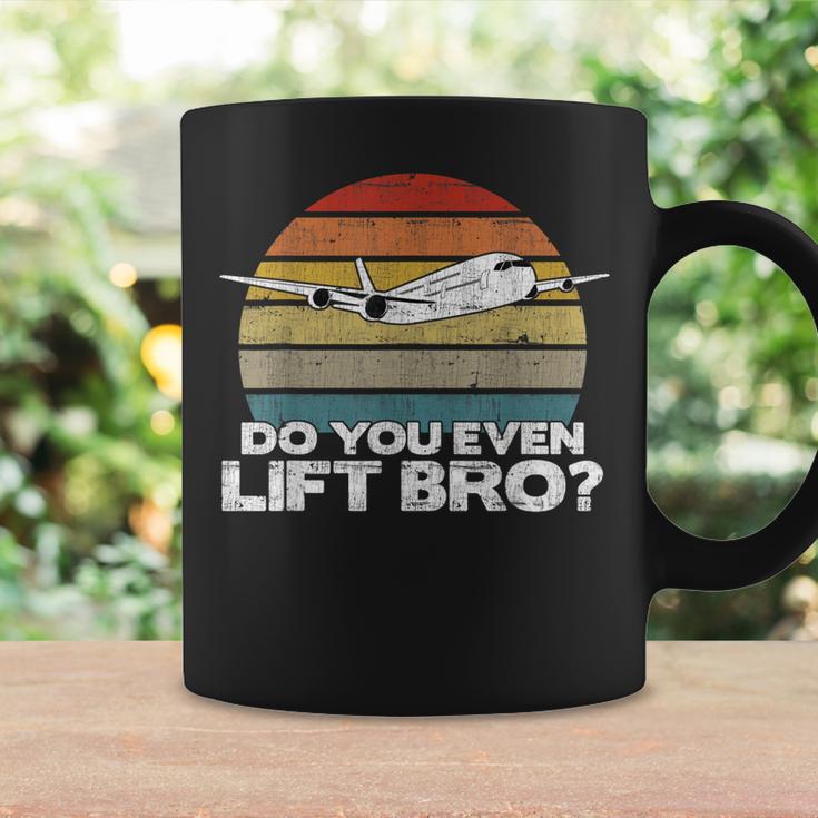 Do You Even Lift Bro  - Pilot Aviation Flight Attendance  Coffee Mug