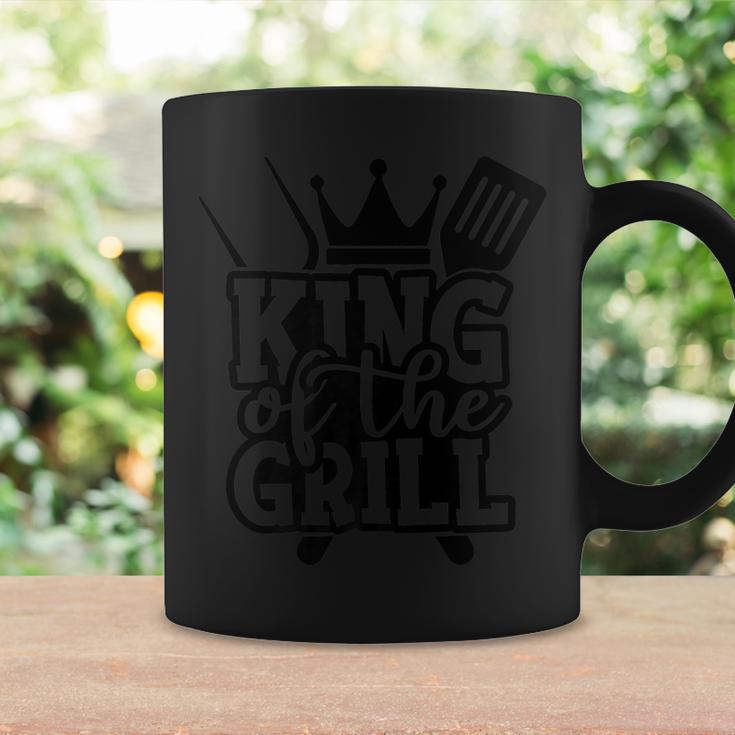 King Grill  Grilling Gift Barbecue Fathers Day Dad Bbq   V2 Coffee Mug