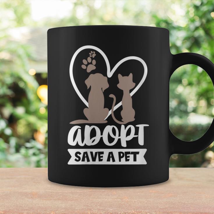 Womens Adopt Save A Pet Cat & Dog Lover Pet Adoption Rescue Gift  Coffee Mug