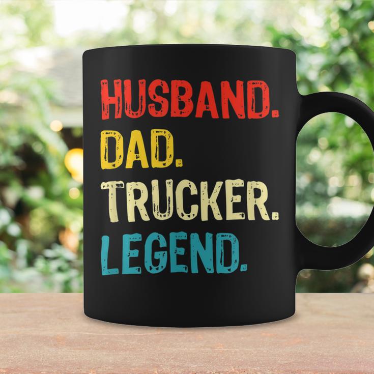 Trucker Trucker Husband Dad Trucker Legend Truck Driver Trucker Coffee Mug