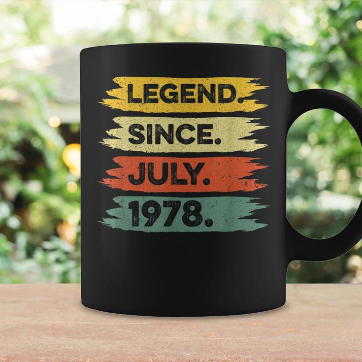 44Th Birthday Retro Vintage Legend Since July 1978 Coffee Mug Gifts ideas