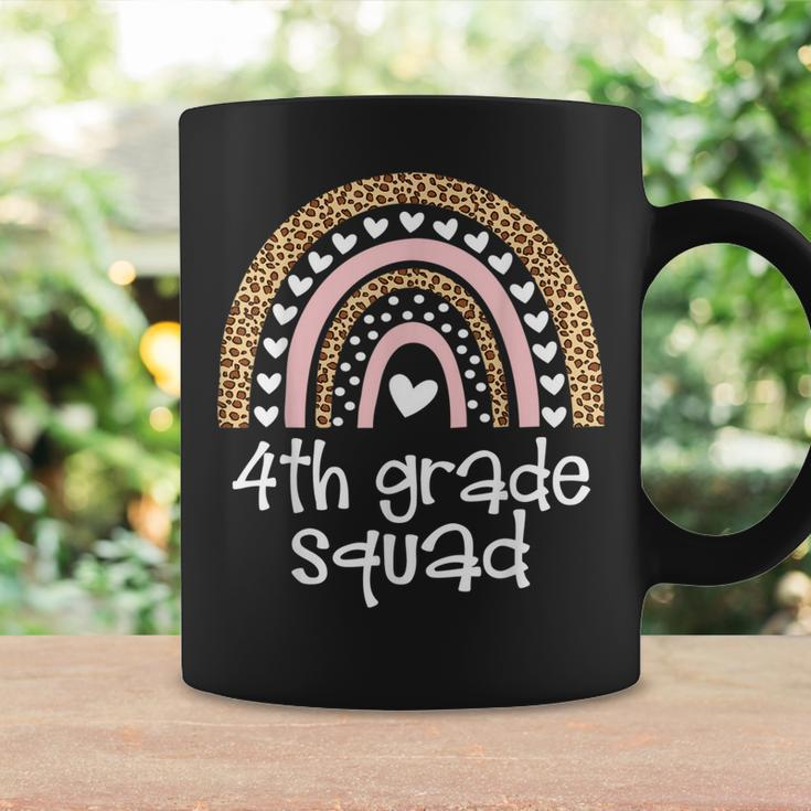 4Th Grade Squad Teacher Student Rainbow 100Th Day Of School Coffee Mug Gifts ideas