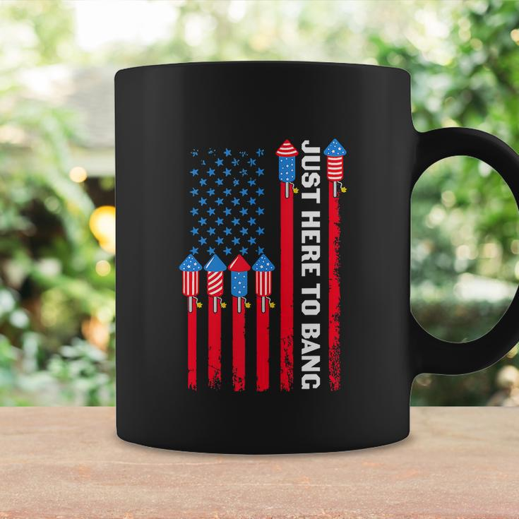 4Th Of July Funny Im Just Here To Bang Usa Flag Coffee Mug Gifts ideas