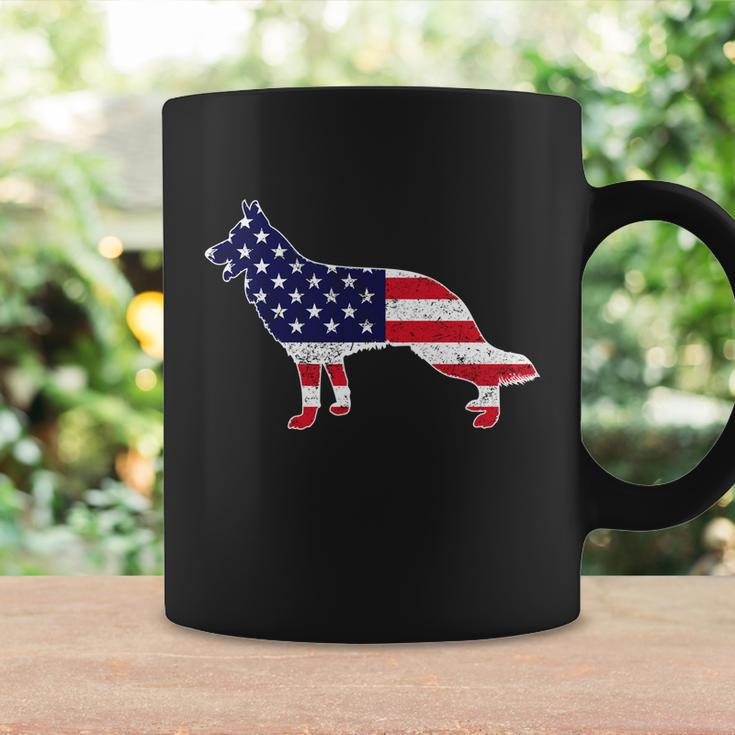 4Th Of July German Shepherd Dog Graphic Patriotic Usa Flag Meaningful Gift Coffee Mug Gifts ideas