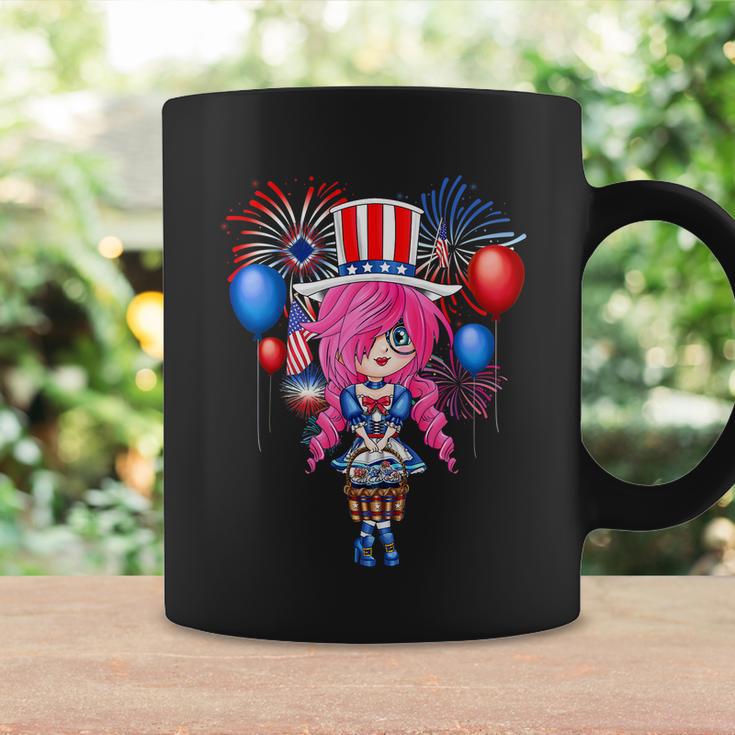 4Th Of July Japanese Anime Merch Cute Manga Teen Girls Women Coffee Mug Gifts ideas