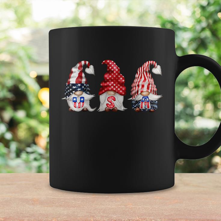 4Th Of July Patriotic Gnomes Usa Us Funny American Usa Flag Funny Gift Coffee Mug Gifts ideas
