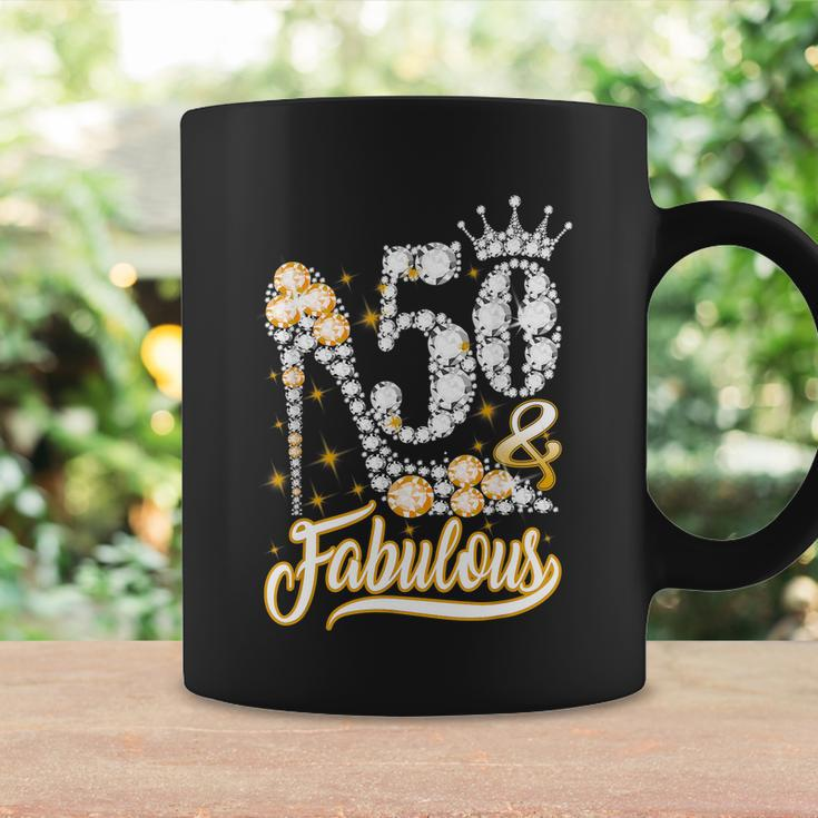 50 & Fabulous 50 Years Old 50Th Birthday Diamond Crown Shoes Tshirt Coffee Mug Gifts ideas