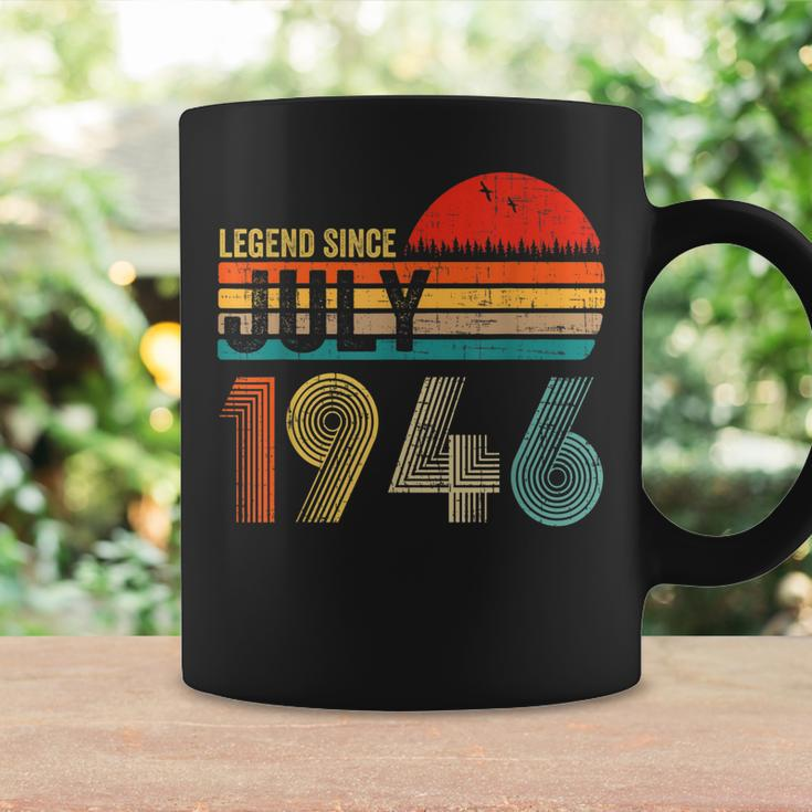 76 Years Old Retro Birthday Gifts Legend Since July 1946 Coffee Mug Gifts ideas