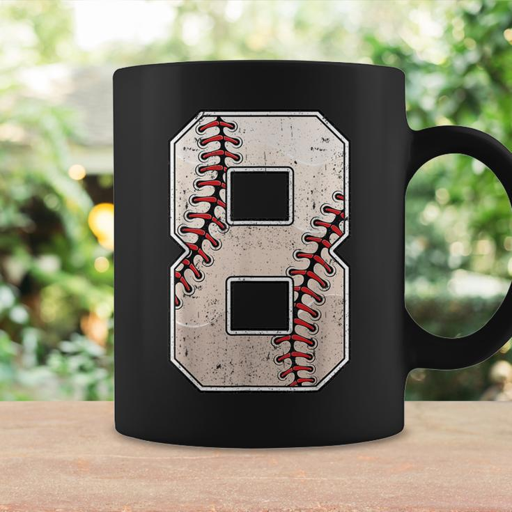 8Th Birthday Baseball Big Number Eight 8 Year Old Boy Girl V5 Coffee Mug Gifts ideas
