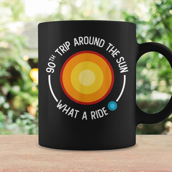 90Th Birthday Retro 90Th Trip Around The Sun What A Ride Coffee Mug Gifts ideas