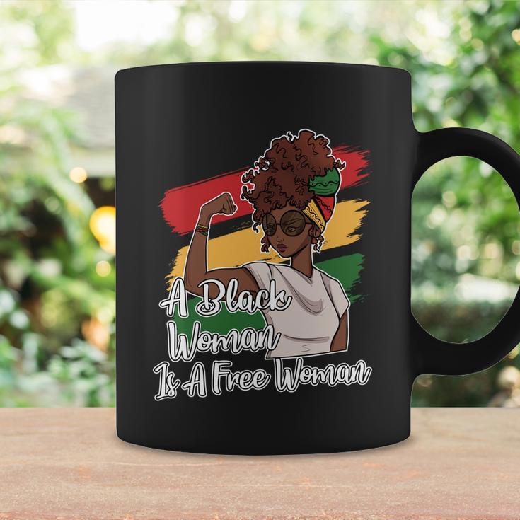 A Black Woman Is A Free Woman Gift African American Juneteenth Gift Coffee Mug Gifts ideas