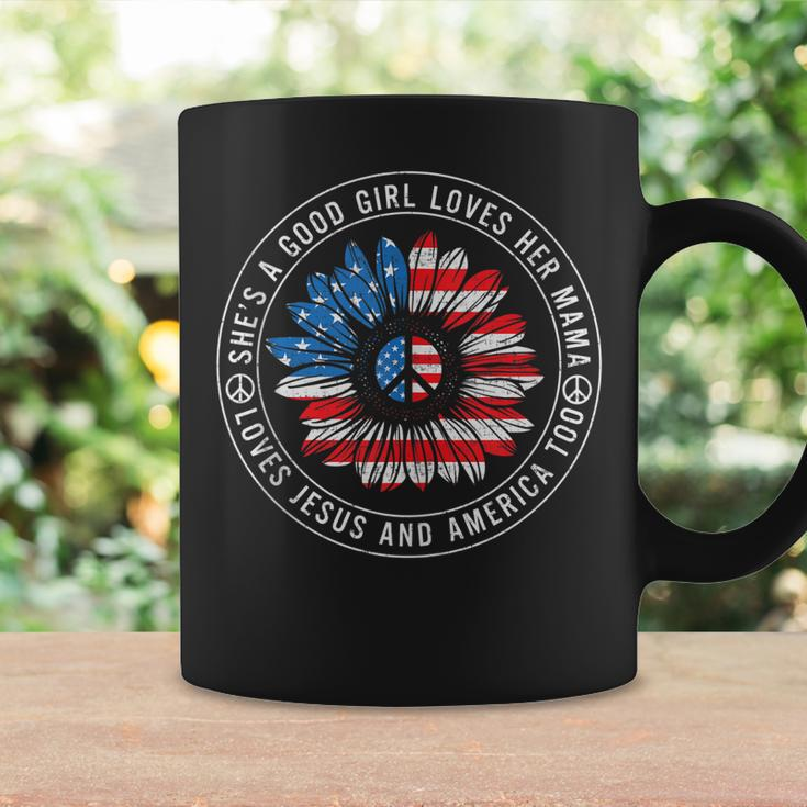 A Good Girl Loves Her Mama Jesus And America Too 4Th Of July Coffee Mug Gifts ideas