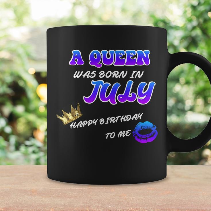 A Queen Was Born In July Happy Birthday To Me Graphic Design Printed Casual Daily Basic Coffee Mug Gifts ideas