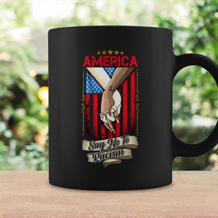 America Say No To Racism Fourth Of July American Independence Day Graphic Shirt Coffee Mug Gifts ideas