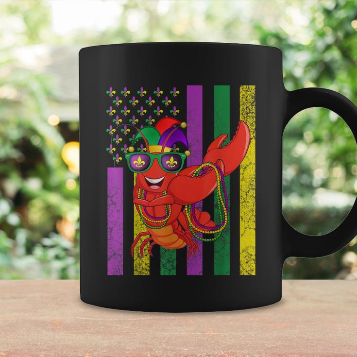 American Flag Mardi Gras Crawfish Dabbing Coffee Mug Gifts ideas