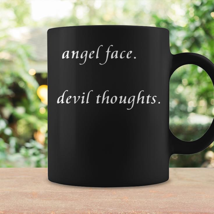 Angel Face Devil Thoughts Coffee Mug Gifts ideas