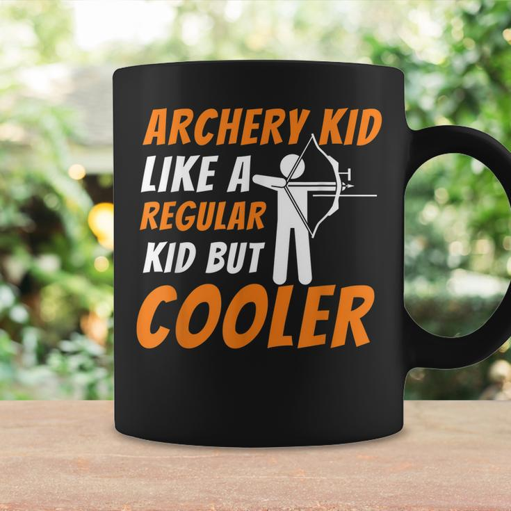 Archery Kid Like A Regular Kid But Cooler - Funny Archer Coffee Mug Gifts ideas