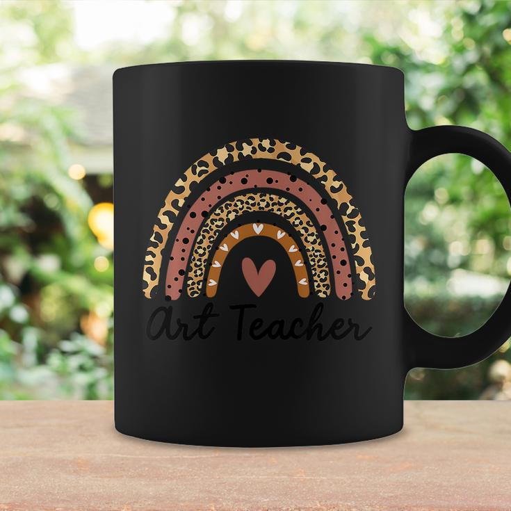 Art Teacher Rainbow Leopard Funny Teacher Gift School Coffee Mug Gifts ideas