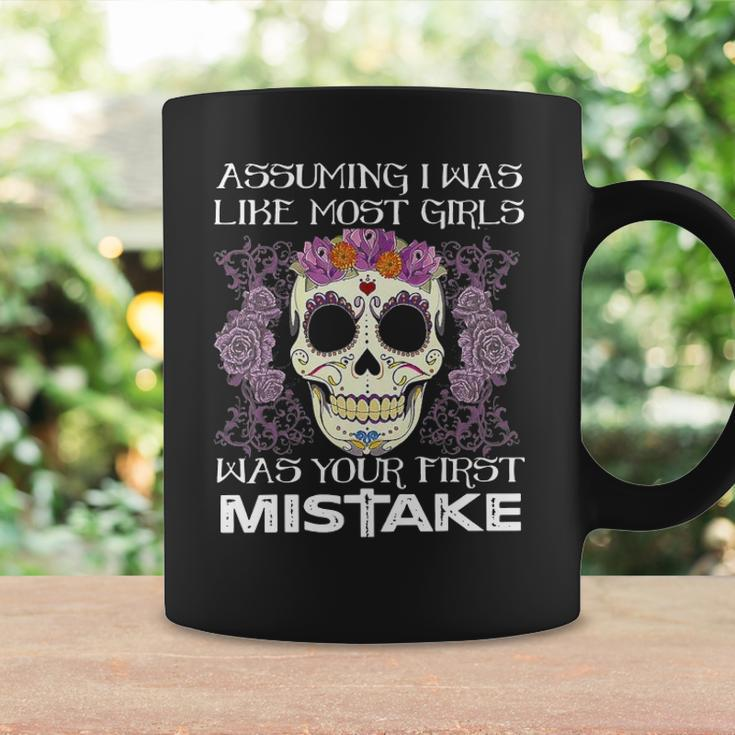 Assuming I Was Like Most Girls Skull Halloween Coffee Mug Gifts ideas