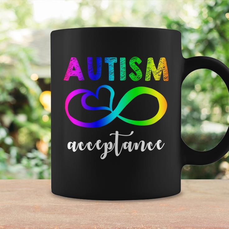 Autism Acceptance Rainbow Tshirt Coffee Mug Gifts ideas