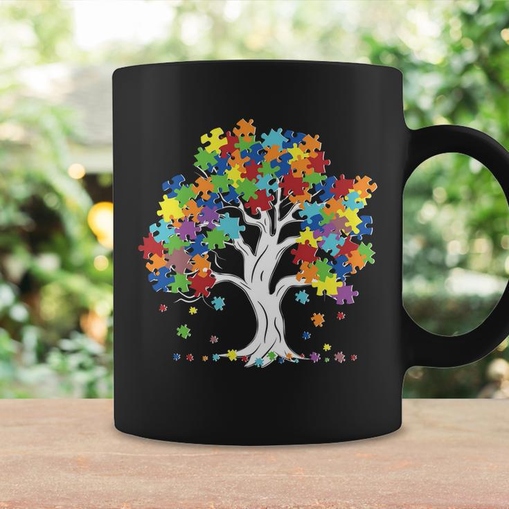 Autism Awareness Puzzle Piece Tree Coffee Mug Gifts ideas