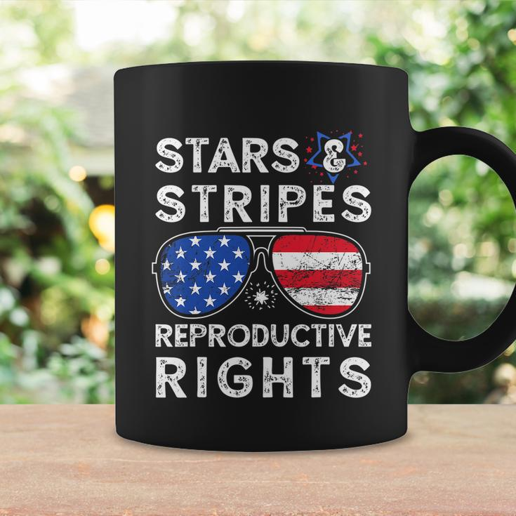 Aviator Us Flag Sunglasses Stars Stripes Reproductive Rights Coffee Mug Gifts ideas