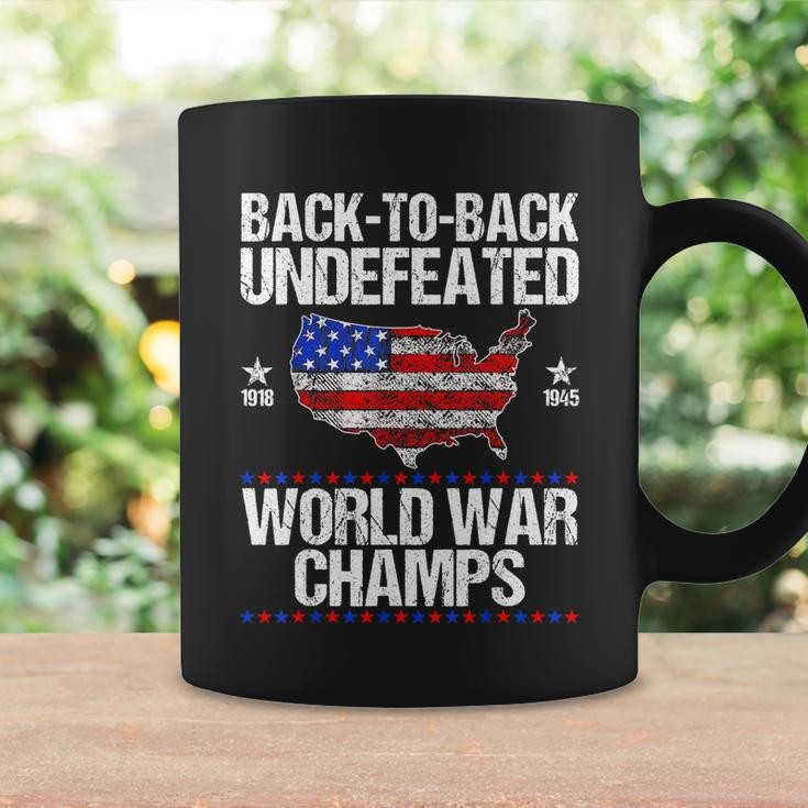 Back To Back Undefeated World War Champs Usa Flag Coffee Mug Gifts ideas