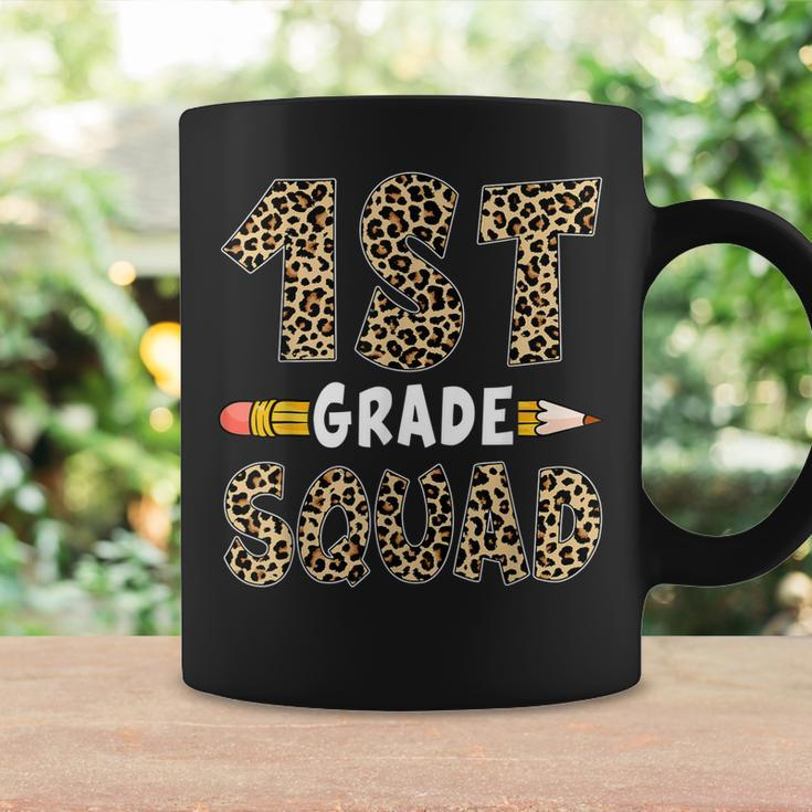 Back To School 1St Grade First Grade Squad Leopard Teacher Coffee Mug Gifts ideas