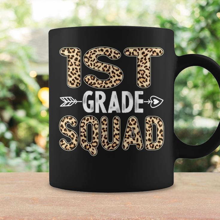 Back To School First Grade 1St Grade Leopard Squad Teacher Coffee Mug Gifts ideas