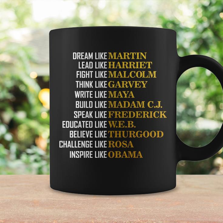 Be Like Inspiring Leaders Black History Tshirt Coffee Mug Gifts ideas