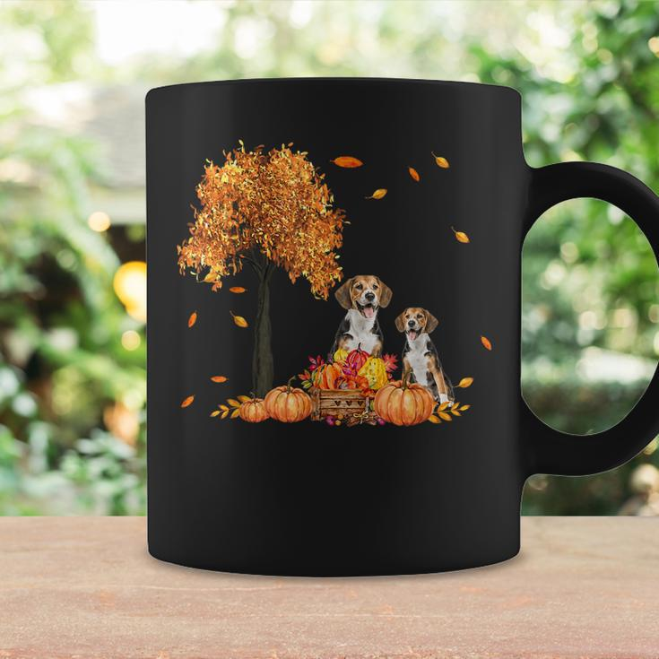 Beagle Autumn Leaf Fall Dog Lover Thanksgiving Halloween Coffee Mug Gifts ideas