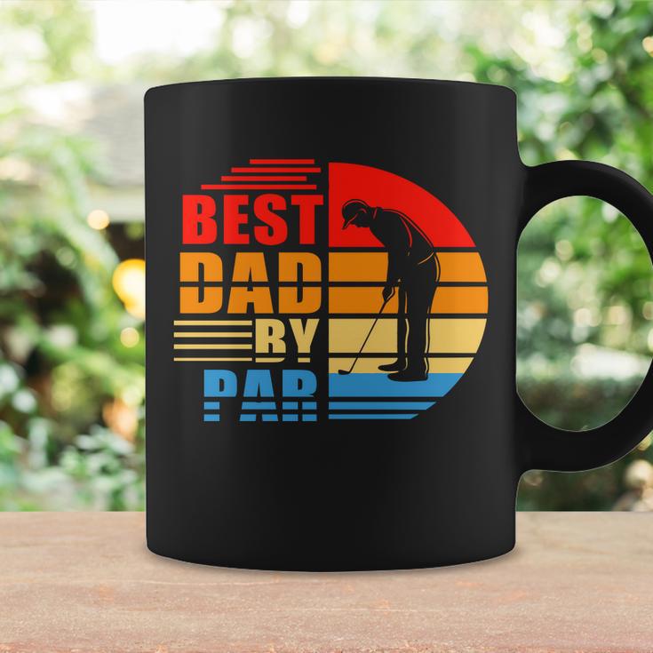 Best Dad By Par Retro Golf Sunset Tshirt Coffee Mug Gifts ideas