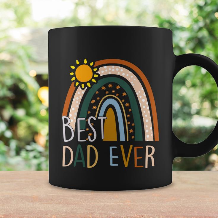 Best Dad Ever Rainbow Funny Fathers Day From Wife Daughter Cool Gift Coffee Mug Gifts ideas