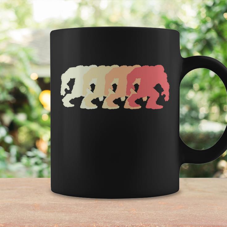 Bigfoot Silhouette Retro Sasquatch Tshirt Coffee Mug Gifts ideas