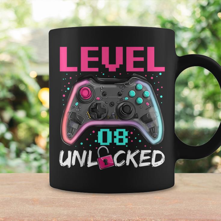 Birthday Boy Level 8 Unlocked 8 Years Old Gamer Boy Coffee Mug Gifts ideas