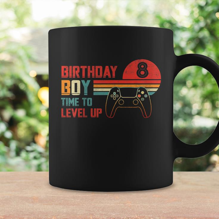 Birthday Gamer Apparel Collectionskids Birthday Boy 8 Time To Level Up Vintage Coffee Mug Gifts ideas