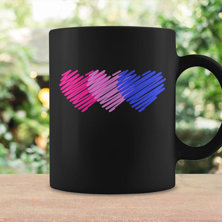 Bisexual Flag Hearts Love Lgbt Bi Pride Coffee Mug Gifts ideas