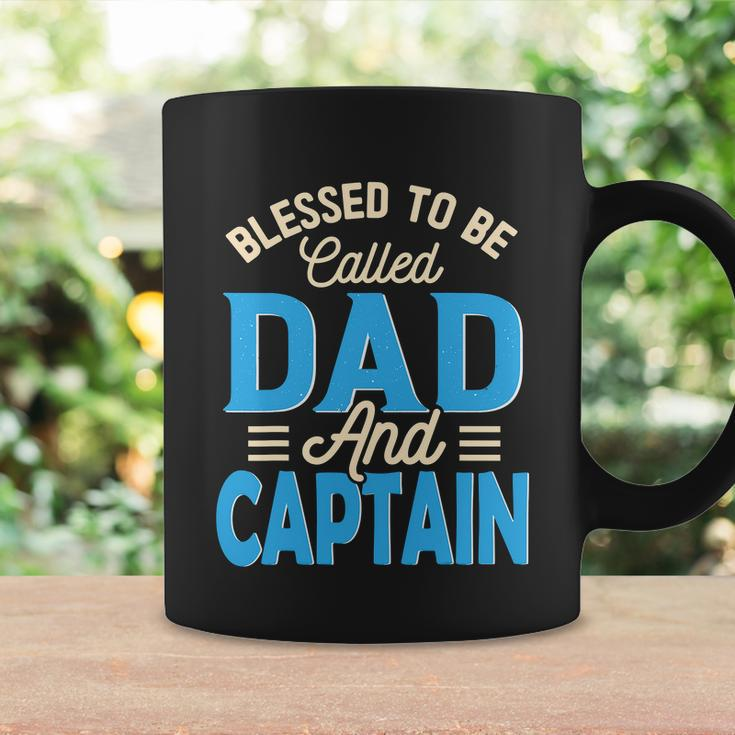 Blessed To Be Called Dad And Captain Fathers Day Gift For Father Fathers Day Gift Coffee Mug Gifts ideas